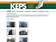 Tablet Screenshot of keps.ca